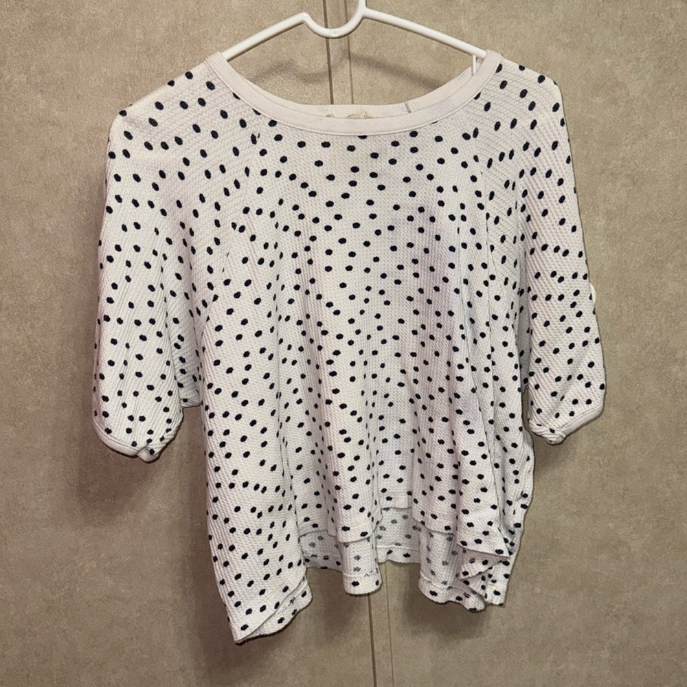 Madewell polka dot shirt